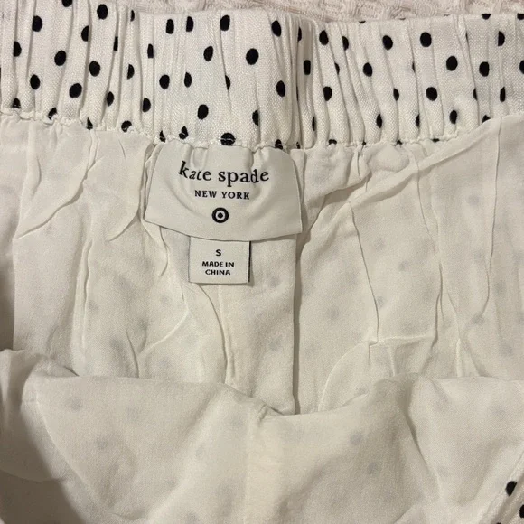 NWT kate spade White with Black Polka Dot Women's Shorts - Picture 6 of 6